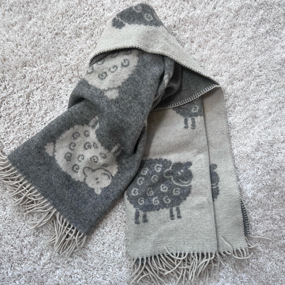100% virgin wool throw blanket from Portugal